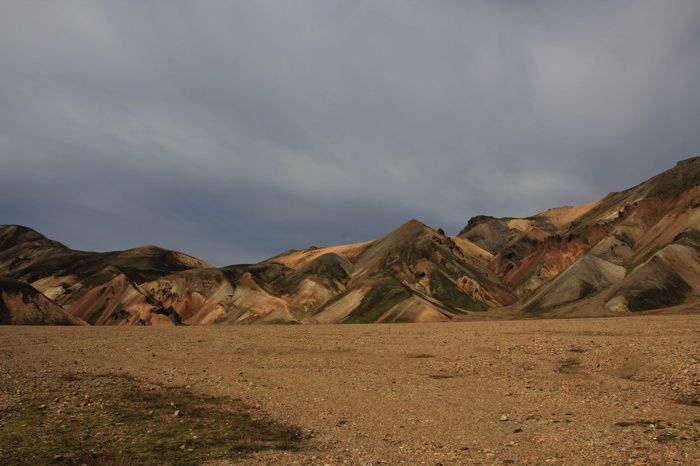 Paleta de colores en Landmannalaugar