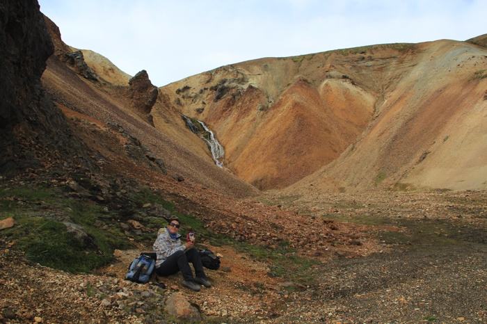 Picnic en Landmannalaugar