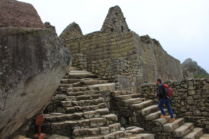 Baños ceremoniales en la ciudad de Machu Picchu