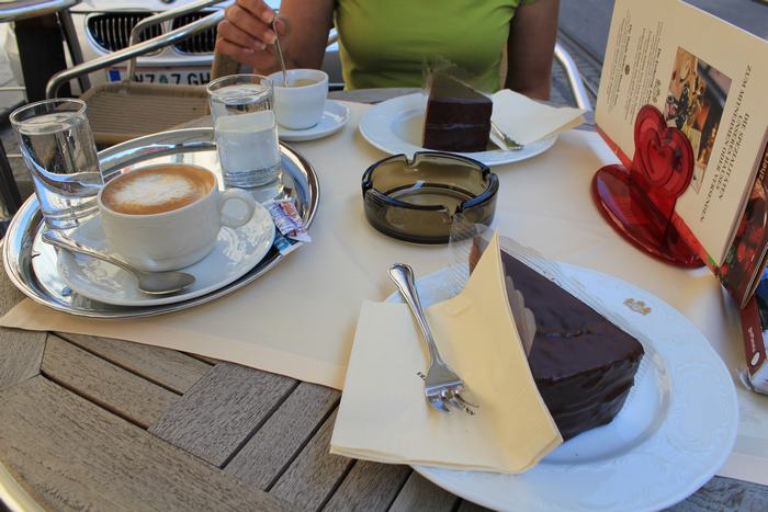 Tarta Sacher en Graz