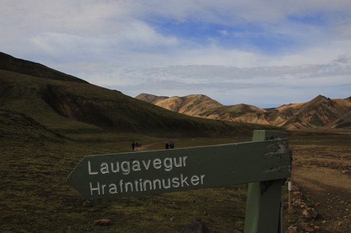 Senderos que se pueden recorrer en Landmannalaugar