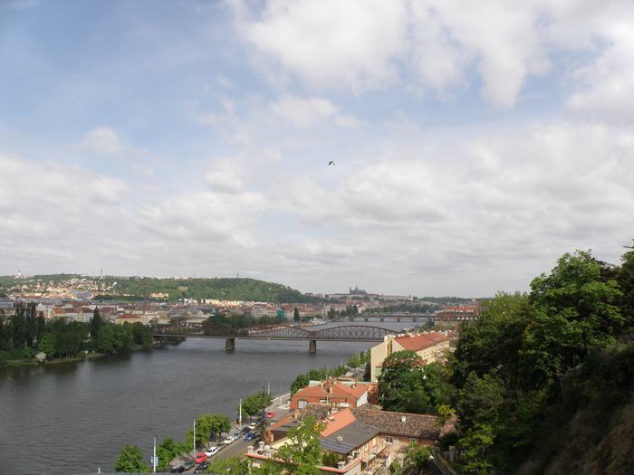 Vistas de Praga desde la Fortaleza de Vysehrad