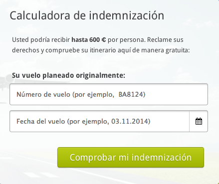 Calculadora de indemnización