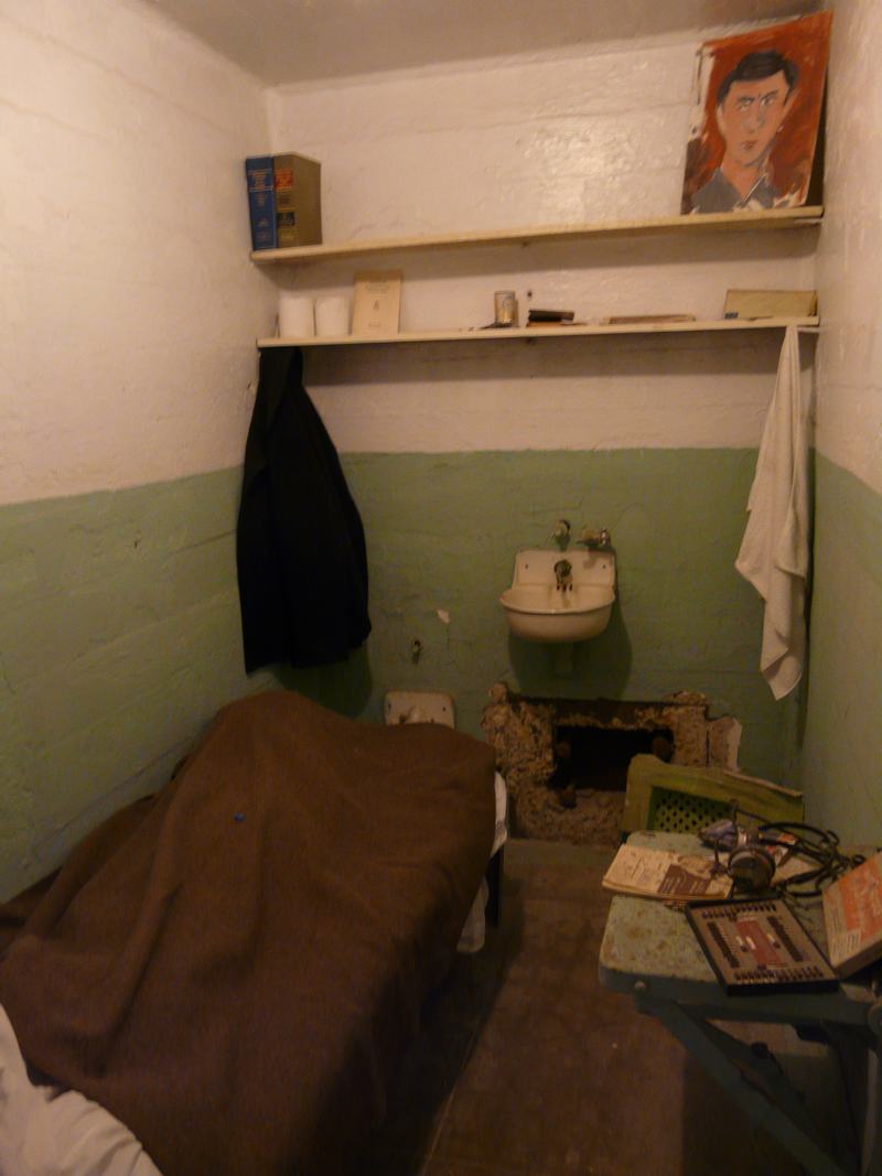 Celda de la prisión de Alcatraz