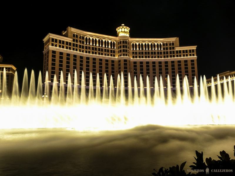 Espectáculo de fuentes del Hotel Bellagio