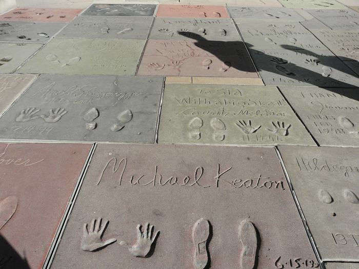 Huellas en el Paseo de la Fama de Hollywood