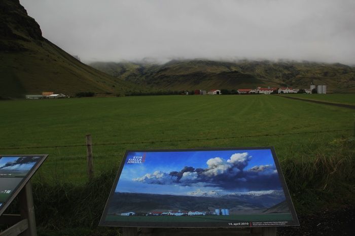 Mirador del volcán Eyjafjallajökull