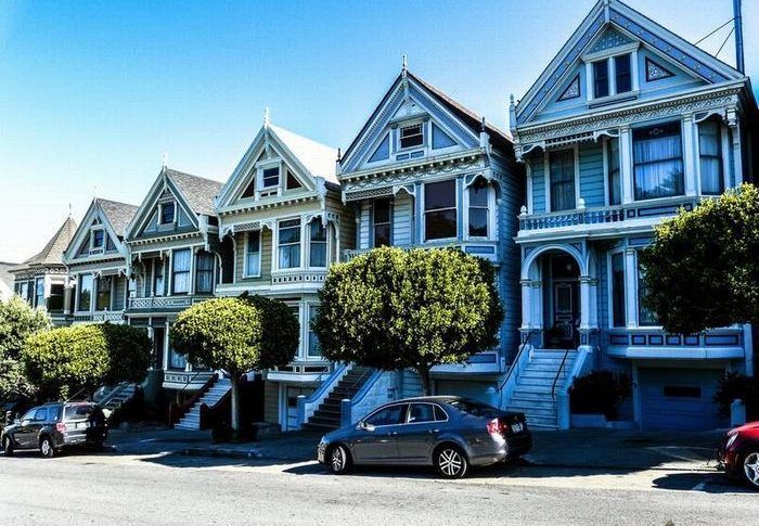 Casas victorianas Painted Ladies