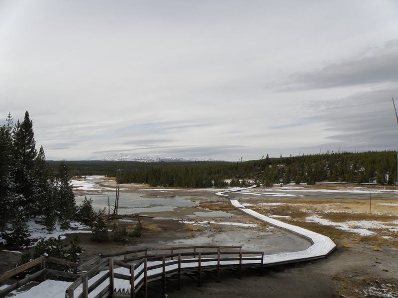 Zona Norris en Yellowstone