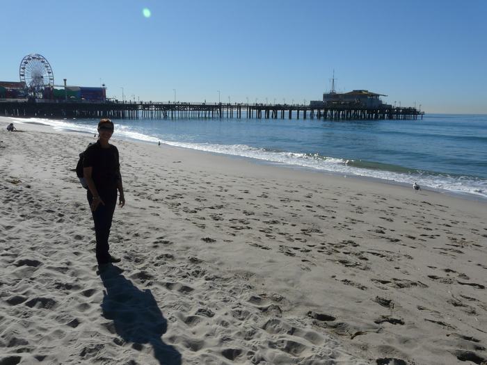 Playa de Santa Mónica en Los Ángeles
