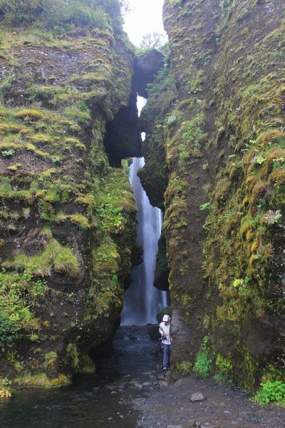 Saliendo de Gljúfurárfoss