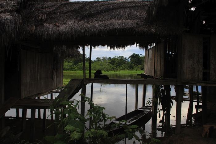 Comunidad de San Juan en el río Amazonas