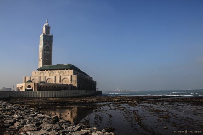 Vistas de la Mezquita Hassan II