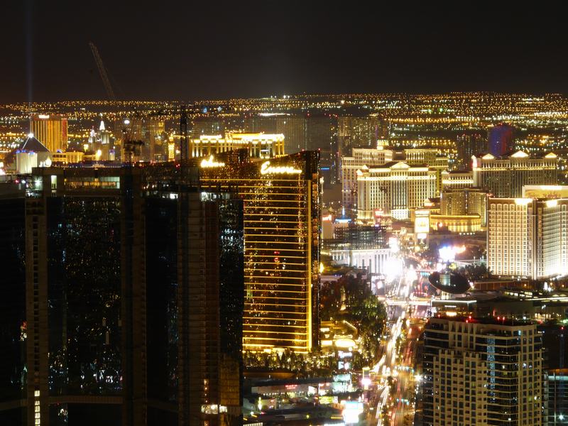 Vistas de Las Vegas desde el Strathosphere