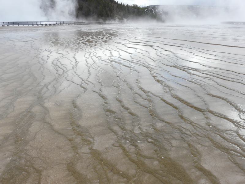 Zona de géiseres en Yellowstone