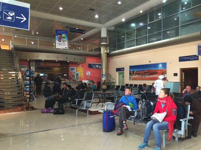 Sala de embarque del aeropuerto de Fez