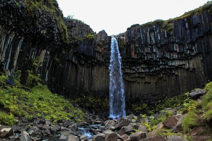 Svartifoss en el Parque Nacional de Skaftafell