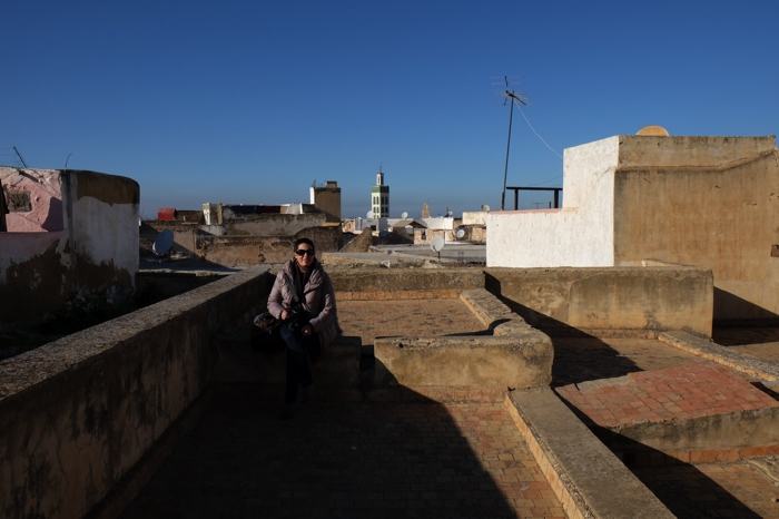 Vistas de Meknès desde la azotea de la Madraza Bou Inania