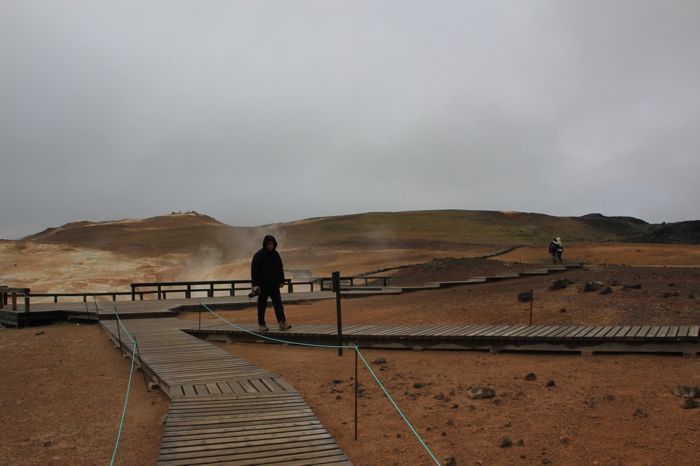 Area de Kafla en Islandia