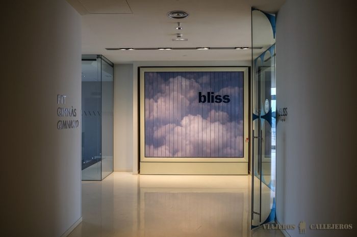 Entrada de Bliss desde el interior del W Barcelona