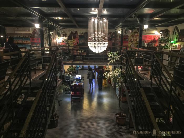 Sala común del 161 Hotel en Pekín