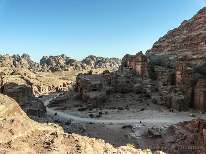 Petra desde el Altar de los Sacrificios