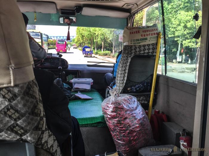 Autobús de Zhangjiajie a Wulingyuan