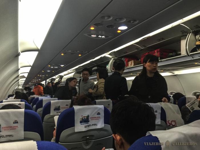 Avión de Xi´an a Chengdu