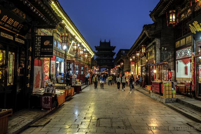 Cae la noche en Pingyao
