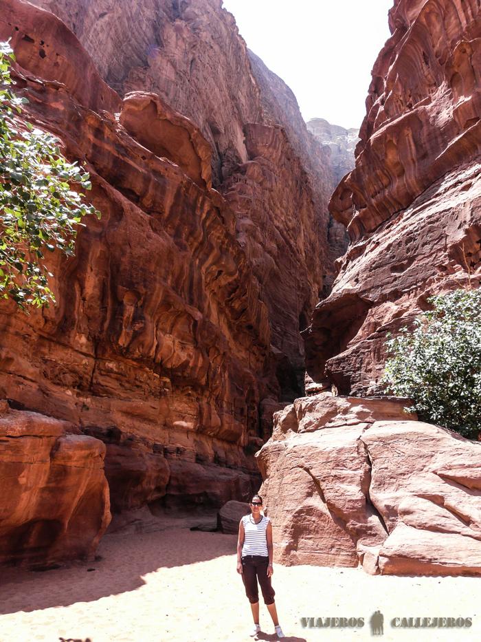 Cañón en Wadi Rum