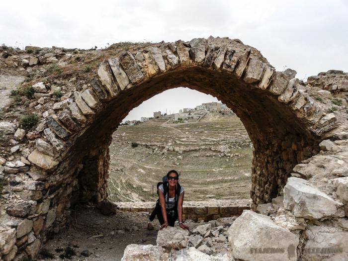 Castillo de Kerak en Jordania