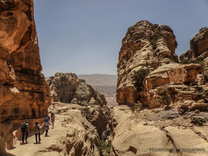 Subiendo al Monasterio de Petra