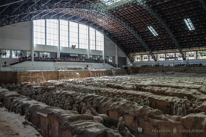 Fosa 1. Guerreros de Terracota de Xi´an