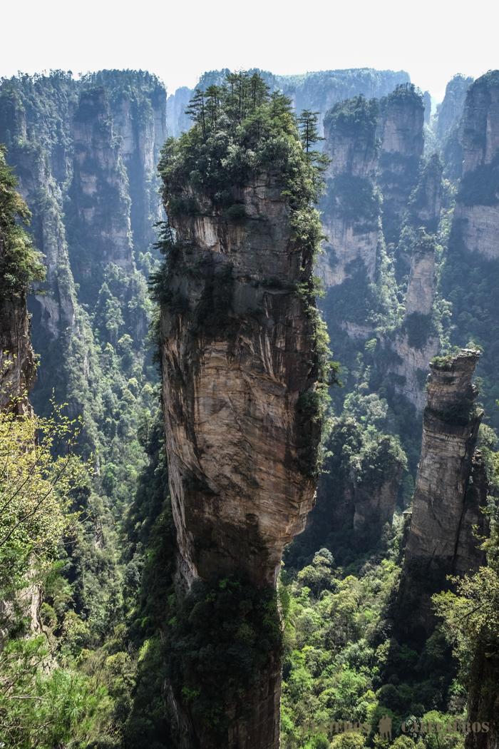Una de las zonas más escénicas del Parque Nacional de Zhanjiajie