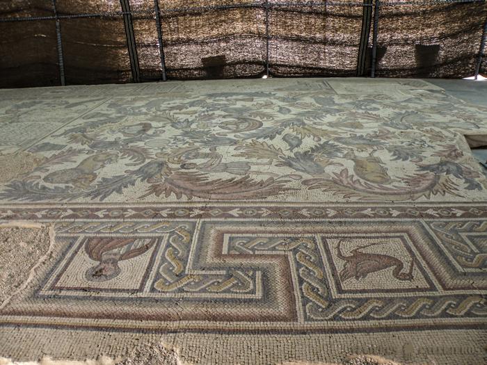 Mosaico en el museo del Monte Nebo