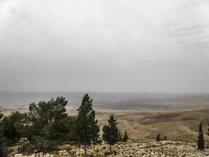 Vistas desde el Monte Nebo a Israel