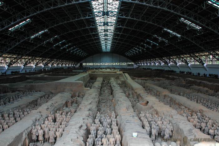 Fosa 1. Guerreros de Terracota de Xi´an