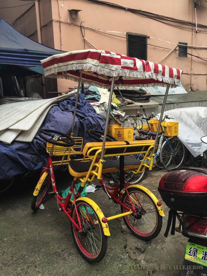 Nuestro vehículo en Yangshuo