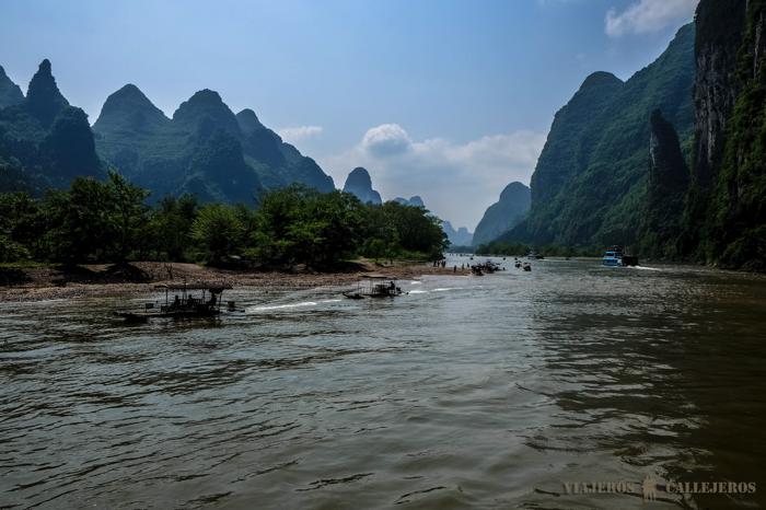 Crucero río Li hasta Yangshuo desde Guilin