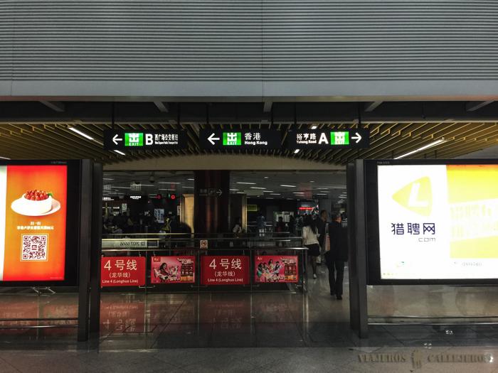 Cruzando de China a Hong Kong