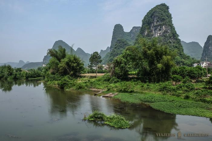 Impresionantes paisajes en Yangshuo