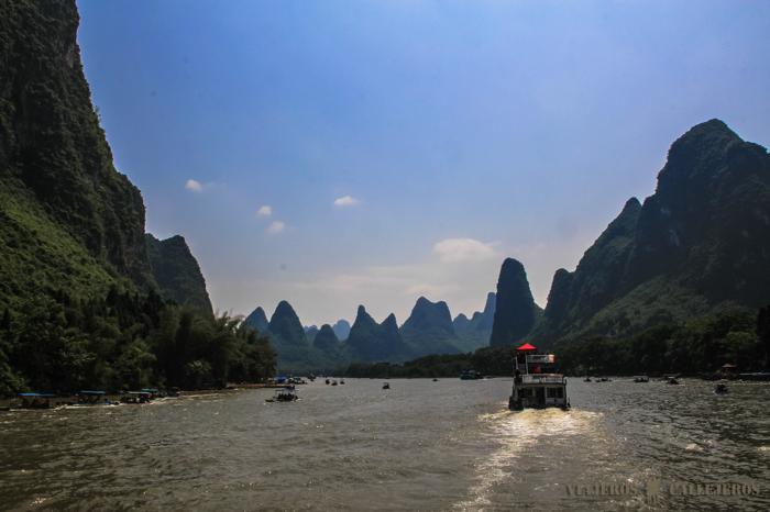 Increíbles paisajes del crucero por el río Li