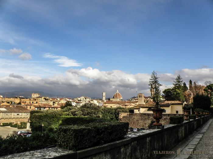 Vistas de Florencia desde los jardines di Boboli