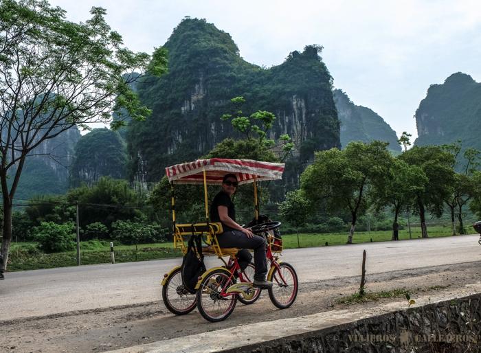 Yanghuo en bicicleta. Qué ver y hacer en Yangshuo