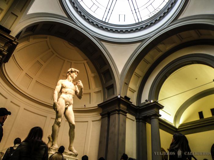 David de Miguel Ángel en la Galería de la Academia