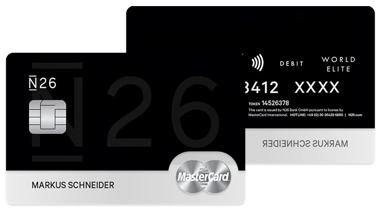 Tarjeta N26, una de las webs para organizar un viaje imprescindibles
