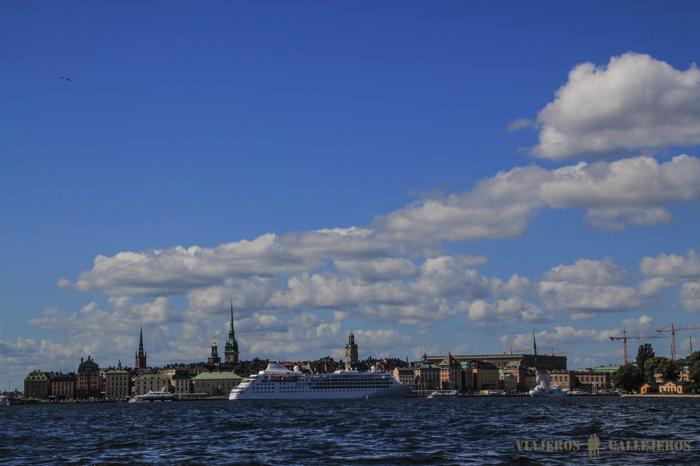 Vistas de Estocolmo desde el crucero