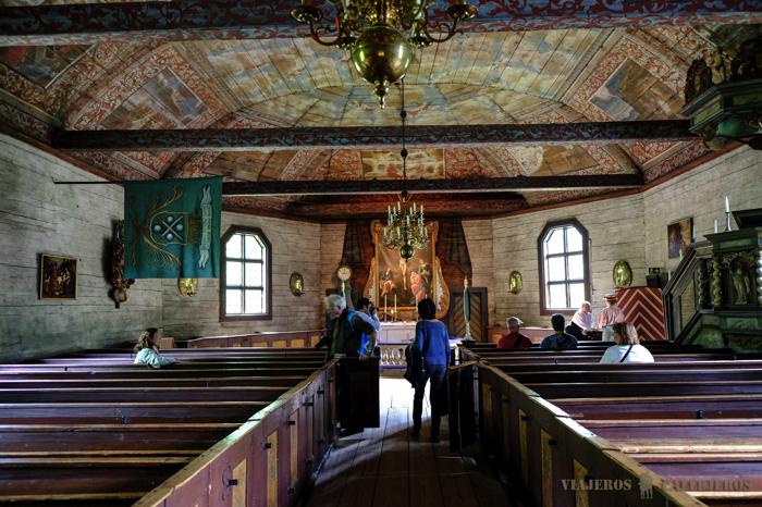 Interior de una Iglesia en Skansen