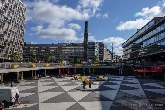 Plaza donde se encuentra la Oficina de Turismo