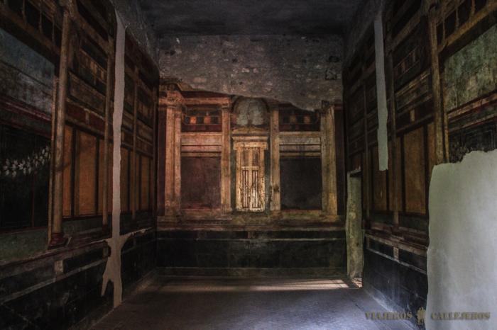 Interior de la Villa de los Misterios